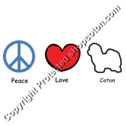 Peace Love Coton
