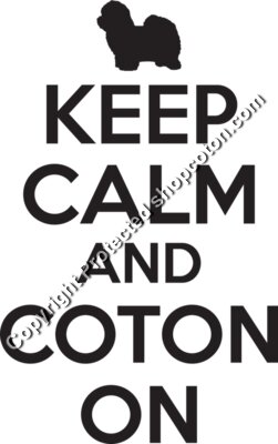 Keep Calm Coton