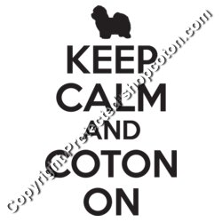 Keep Calm Coton