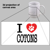 I Love Cotons Mug