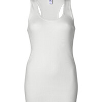 Ladies Ribbed Racerback Tank Top