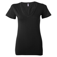 Women's Deep V-Neck Jersey Tee