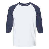 Heavy Cotton Three-Quarter Raglan Sleeve Baseball T-Shirt